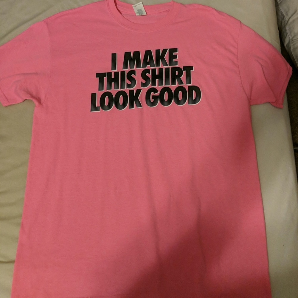 Pink graphic tee